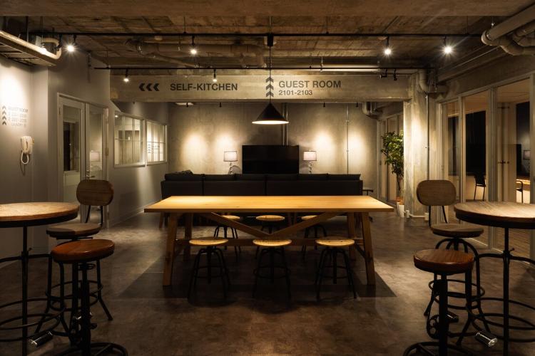 【館内設備】シェアリビング(KEY1) 