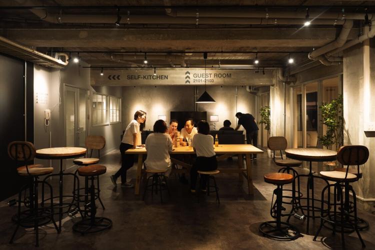 【館内設備】シェアリビング(KEY1)