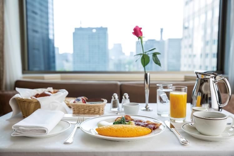 朝食　ルームサービス（イメージ）