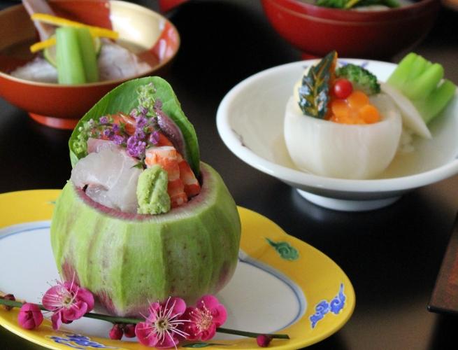 ご夕食：冬の会席(イメージ)