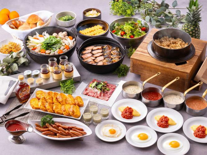 ★朝食ビュッフェ一例