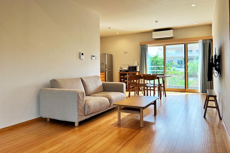 ゆにの浜パナリ　一棟貸しのすこし離れた場所にございます。