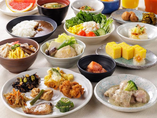 和朝食ビュッフェ