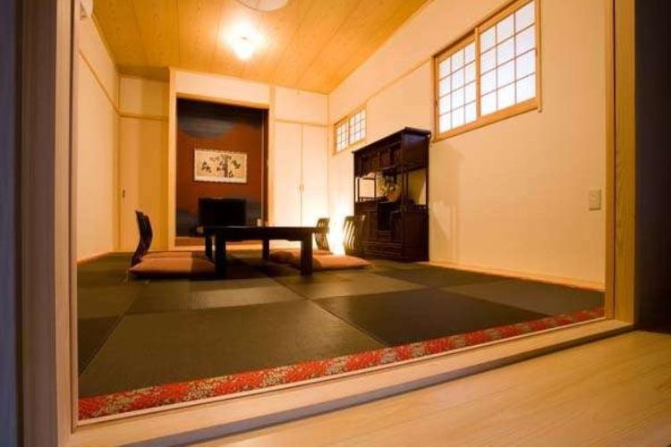 【お部屋】【源泉露天風呂付和洋室/海を臨む】別荘タイプ/60平米/6名迄　Aタイプ和室
