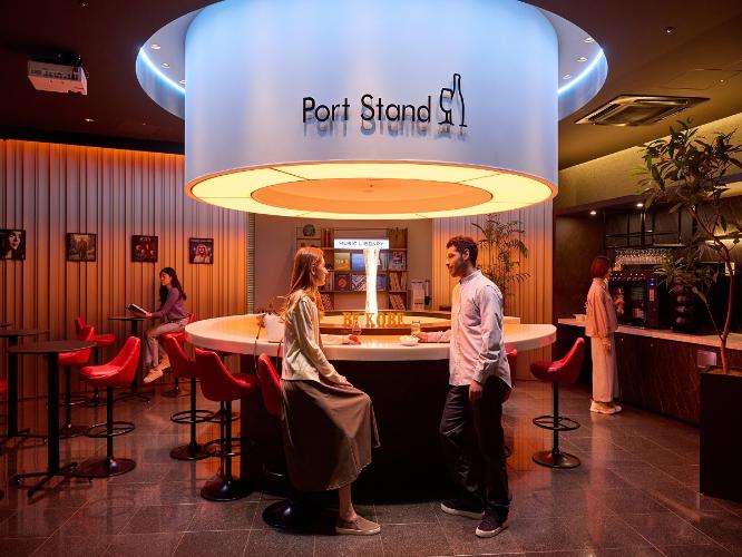 宿泊者限定 セルフ式ミニバーコーナー「Port Stand」