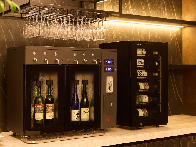 宿泊者限定 セルフ式ミニバーコーナー「Port Stand」