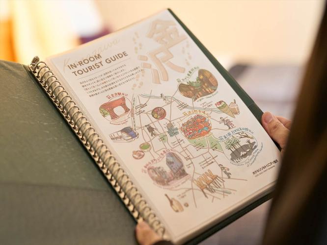 ■IN-ROOM TOURIST GUIDE｜スタッフおすすめスポットを見ながら、お部屋で旅の計画を