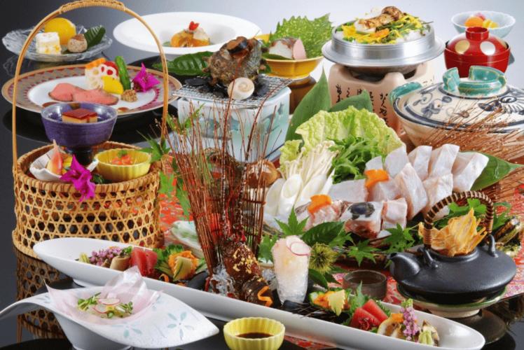 【夕食】九絵会席一例
