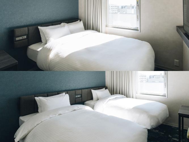 お部屋タイプおまかせ（禁煙）ツインルームまたはダブルルーム（15平米〜18平米）