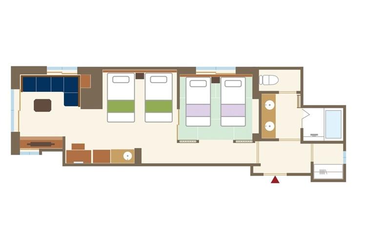 敷島館フォース　間取り図