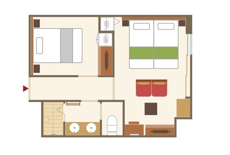 本館和トリプルDX　間取り図