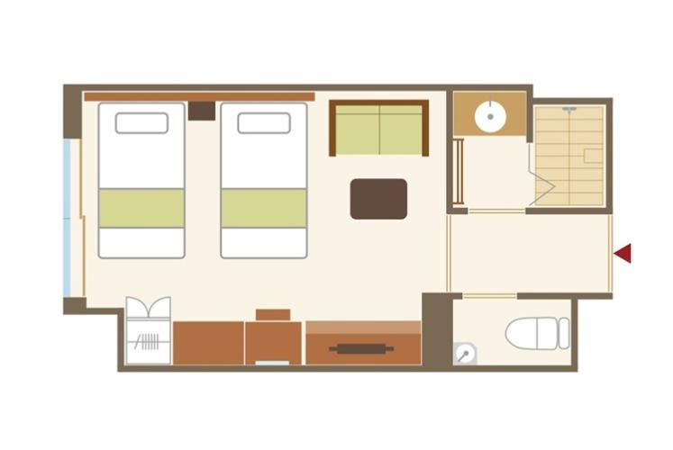 本館和ツイン　間取り図