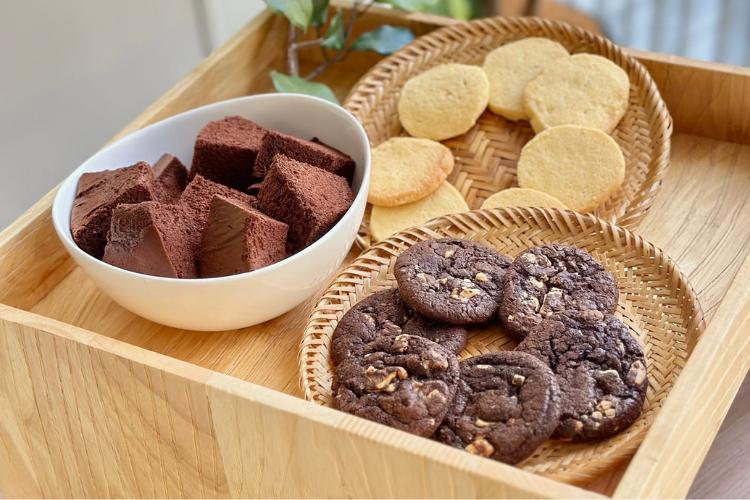 ■朝食　シフォンケーキ、クッキー※イメージ