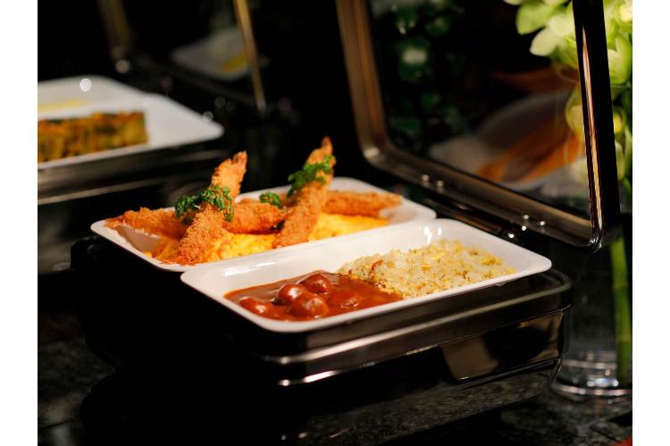 【朝食ブッフェ】金沢カレーやハントンライスに続く、話題の金沢グルメ「ベーキライス」です。