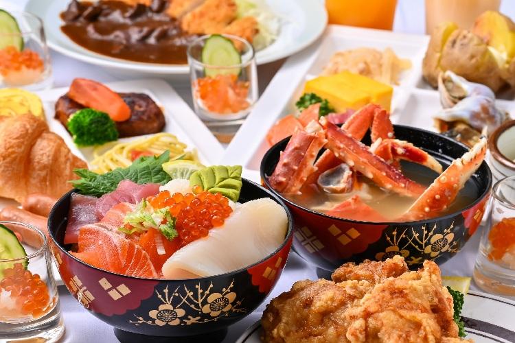 ■約40種類のお料理をビュッフェ形式でご提供いたします。