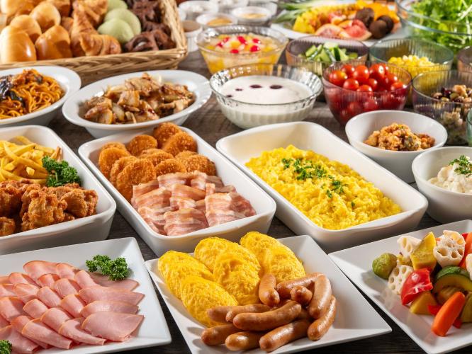 朝食ビュッフェ