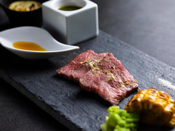 【2025夏のお献立】強肴／富良野産牛もも肉のローストビーフなど※仕入れ状況により変更有