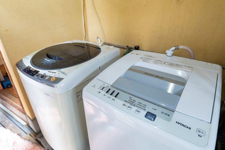洗濯機あります(洗剤は持参して下さい)(乾燥機なし)