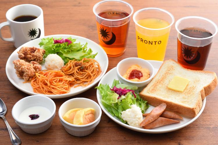 【軽朝食無料サービス】盛り付けイメージ