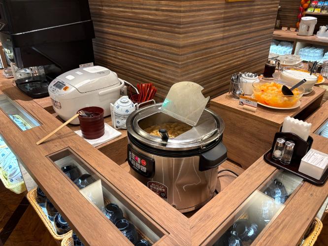 ■お味噌汁の具も日替わりです。
