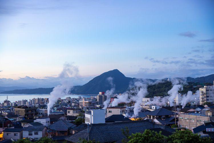 鉄輪温泉と高崎山