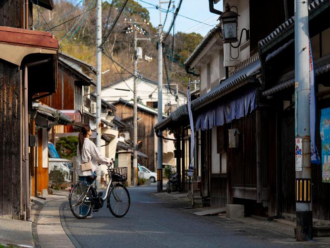 レンタサイクル　下津井散歩