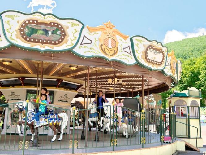 【遊園地】メリーゴーランド