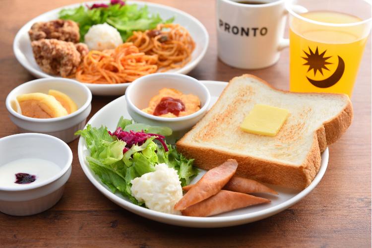 【軽朝食無料サービス】盛り付けイメージ