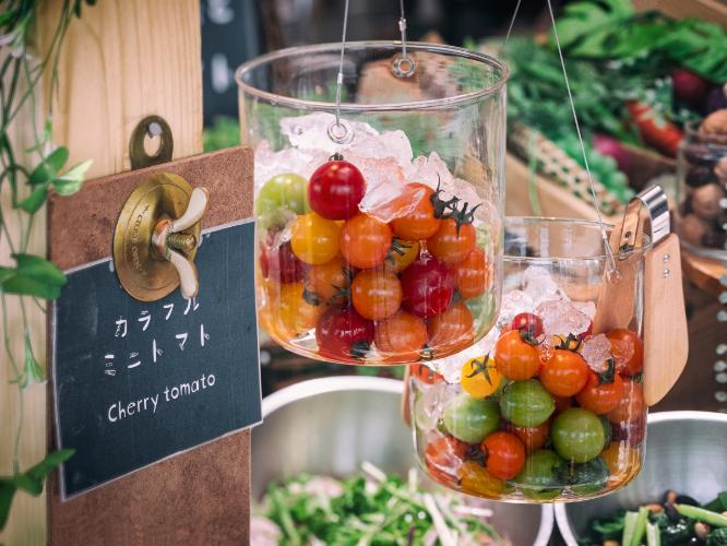 【ブッフェレストラン】新鮮な地元野菜をご用意しています