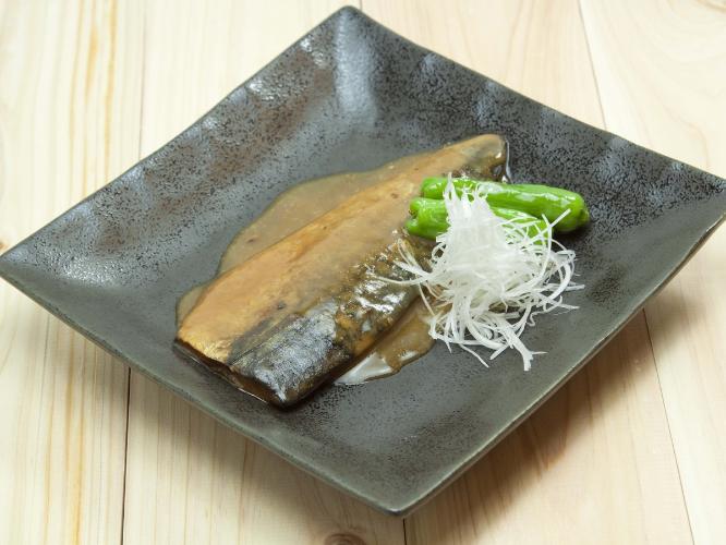 ■夕食メニュー例：「鯖の味噌煮」