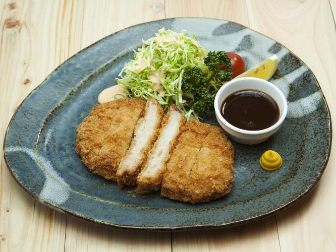 ■夕食メニュー例：「とんかつ」