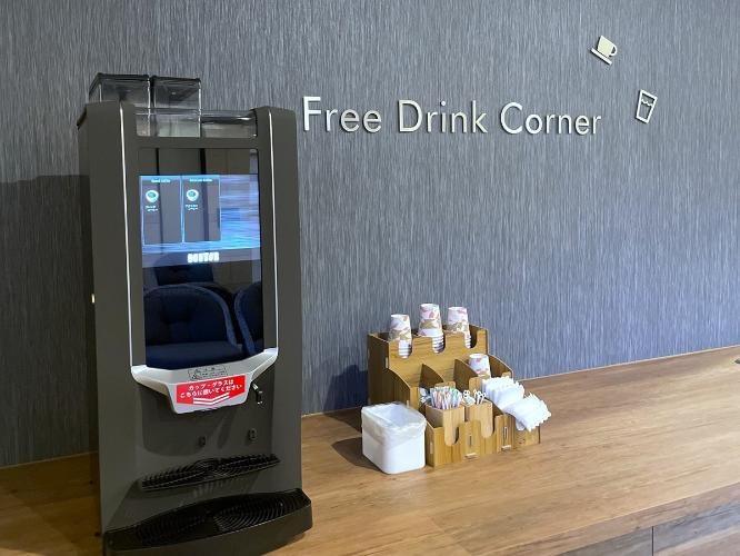 ■ウエルカムコーヒー<BR>ロビーで挽きたてコーヒーをどうぞ。<BR>ドトールコーヒーをご用意しております。 （無料）