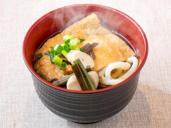 朝食ビュッフェ　出汁うどん