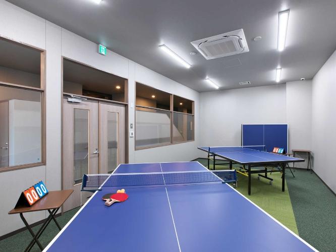 ■卓球コーナー<BR>・利用可能時間：10：00-22：00<BR>・卓球台：1台<BR>無料でご利用頂けます。※ご予約不要