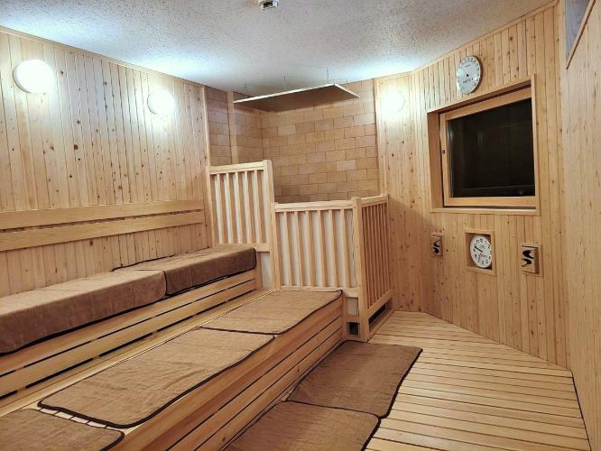 ■サウナ<BR>●サウナ<BR>当ホテルでは男女両方の大浴場にサウナを備えております。旅の疲労回復に是非お役立てください。