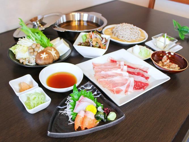 ■しゃぶしゃぶ御膳〜豚牛〜