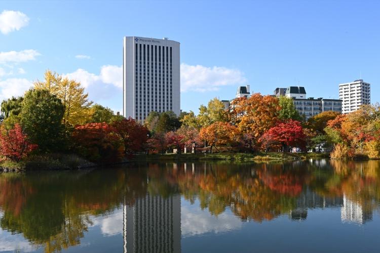 中島公園／ホテルより徒歩約15分。自然豊かな公園。四季の風景と文化施設が魅力です。