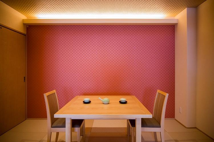 ◆客室食事部屋 ◆各お部屋で八千代自慢の会席料理をお楽しみください