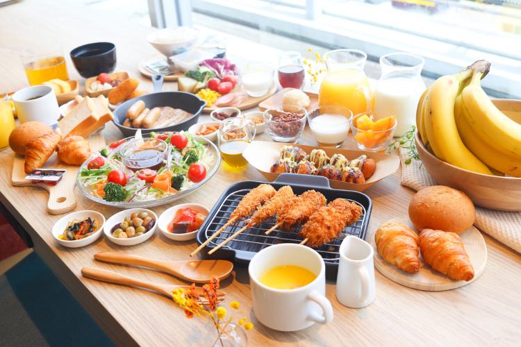 朝食ビュッフェ一例