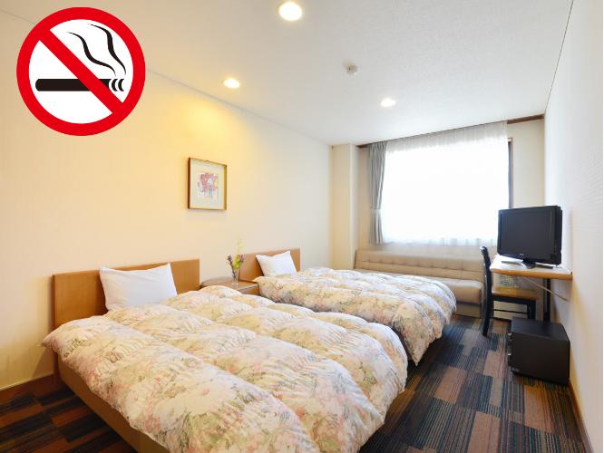 ■禁煙■トイレ付きツインルーム（21平米）