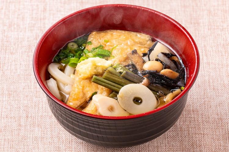 【和洋食ビュッフェ】　生卵で釜玉うどんやアパ社長カレーでカレーうどんなど豊富なカスタマイズでお楽しみください