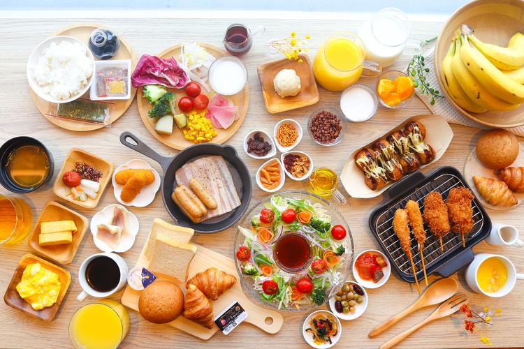 朝食ビュッフェ一例