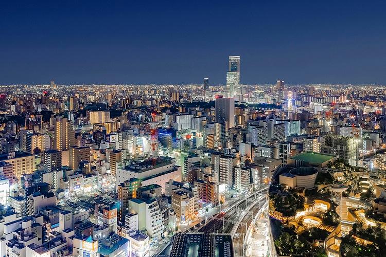 ホテルからの夜景
