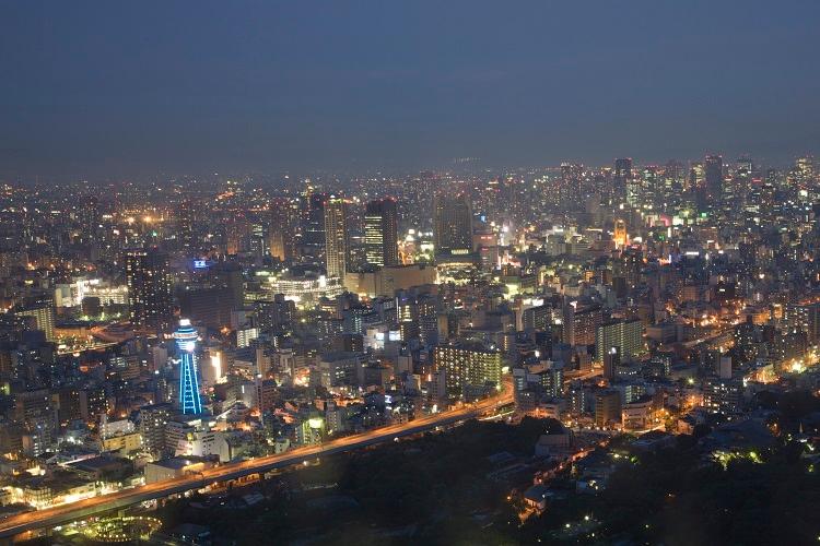 大阪の夜景をご堪能ください
