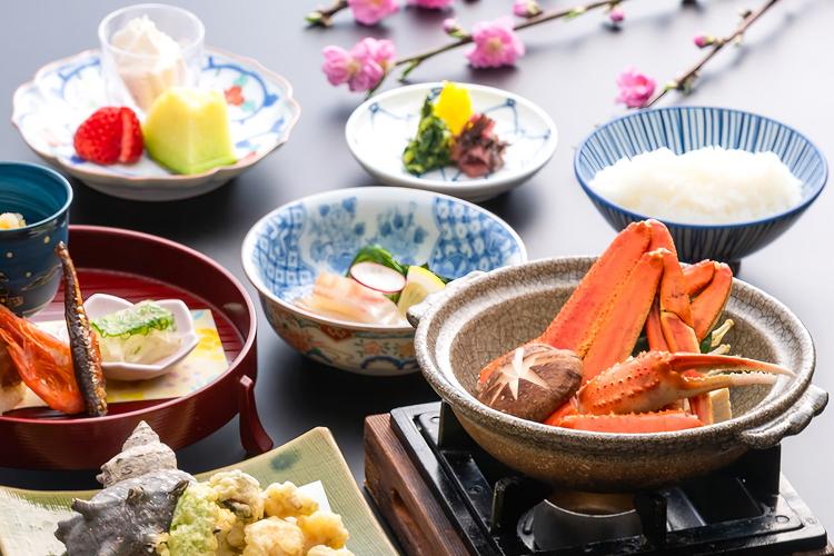■懐石Bスペシャルコース（かに付）■ぷりぷりの食感と、ほのかな海の香りが格別