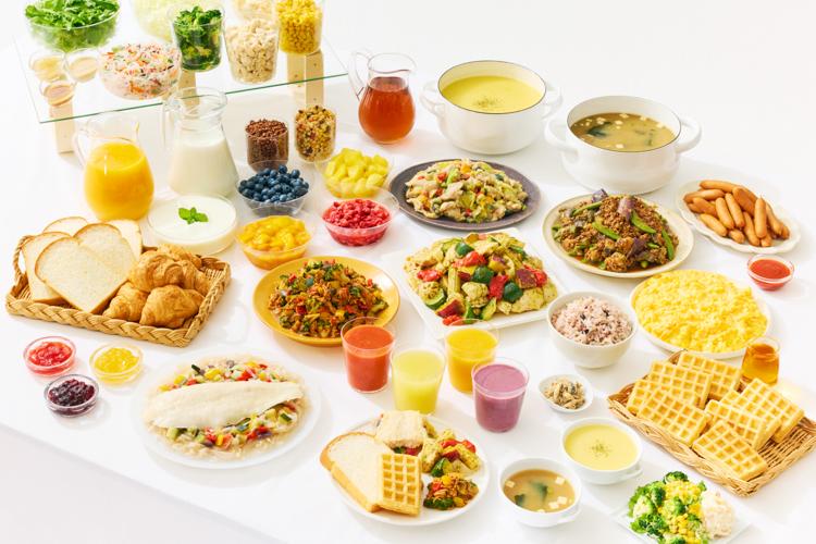 おいしく、しっかり、バランスよく楽しめる彩り豊かな朝食ビュッフェ