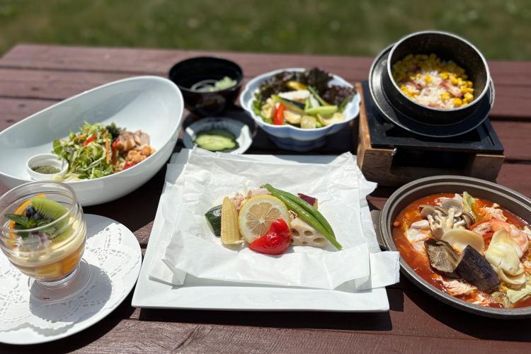 【十勝アルコ膳（ベーシック）】季節感あふれるお料理（2025年7月12日〜のメニュー例）