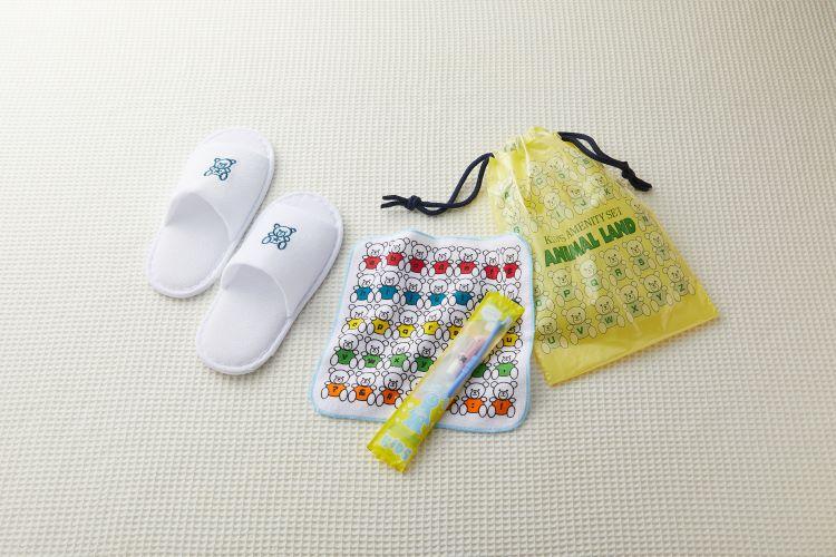 お子様連れのお客さまにも安心しておくつろぎいただけますよう、お子様用のアメニティもございます。