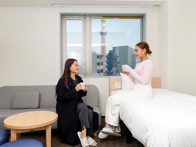 【客室/例】一部部屋からスカイツリーが見えます。（部屋指定不可）