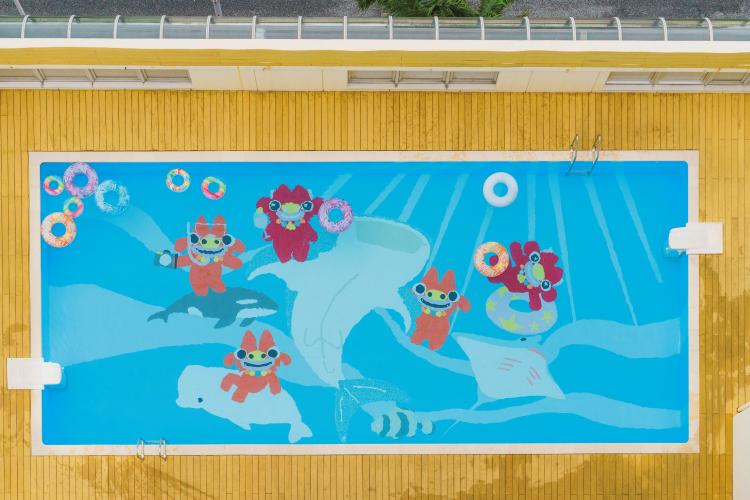 水深90cm　オーシャンキッズプール